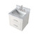 Lexora Castor 20 inch W x 18 in D White Single Bath Wall Hung Vanity Cabinet, Acrylic Top, and Faucet Set - LVC20SA501