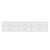 Lexora Castor 84 inch W White Double Sink Wall Hung Vanity Cabinet - LVC84DA000