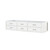 Lexora Castor 84 inch W White Double Sink Wall Hung Vanity Cabinet - LVC84DA000