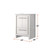 Lexora Lafarre 24 inch W x 20 in D White Bath Vanity Cabinet and White Quartz Top - LVLF24SW200