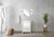 Lexora Lafarre 24 inch W x 20 in D White Bath Vanity Cabinet and White Quartz Top - LVLF24SW200