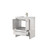Lexora Lafarre 30 inch W x 20 in D White Bath Vanity Cabinet, White Quartz Top and Brushed Nickel Faucet Set - LVLF30SW202