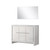 Lexora Lafarre 48 inch W x 20 in D White Double Sink Vanity Cabinet, Cultured Marble Top and 43 in Mirror - LVLF48DW310