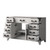 Lexora Laurel 48 inch W White Oak Vanity Cabinet - LVL48SM000