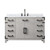 Lexora Laurel 48 inch W White Oak Vanity Cabinet, Carrara Marble Top, and Faucet Set - LVL48SM101
