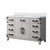 Lexora Laurel 48 inch W White Oak Vanity Cabinet and White Quartz Top - LVL48SM200