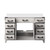 Lexora Laurel 48 inch W White Oak Vanity Cabinet and White Quartz Top - LVL48SM200