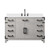 Lexora Laurel 48 inch W White Oak Vanity Cabinet, White Quartz Top, and Faucet Set - LVL48SM201