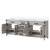 Lexora Laurel 80 inch W White Oak Double Sink Vanity Cabinet and Cultured Marble Top - LVL80DM300