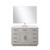 Lexora Abbey 48 inch W White Oak Vanity Cabinet White Quartz Countertop, 43 in Mirror and Faucet Set - LVA48SM211 Lexora Abbey 48 inch W White Oak Vanity Cabinet White Quartz Countertop, 43 in Mirror and Faucet Set - LVA48SM211