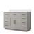 Lexora Abbey 48 inch W White Oak Vanity Cabinet and Cultured Marble Top - LVA48SM300