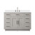 Lexora Abbey 48 inch W White Oak Vanity Cabinet, Cultured Marble Top, and Faucet Set - LVA48SM301