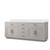 Lexora Abbey 84 inch W White Oak Double Sink Vanity Cabinet and Cultured Marble Top - LVA84DM300