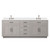 Lexora Abbey 84 inch W White Oak Double Sink Vanity Cabinet, Cultured Marble Top, and Faucet Set - LVA84DM301 Lexora Abbey 84 inch W White Oak Double Sink Vanity Cabinet, Cultured Marble Top, and Faucet Set - LVA84DM301