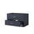 Lexora Castor 30 inch W Blue Single Bath Wall Hung Vanity Cabinet - LVC30SE000