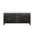 Lexora Laurel 72 inch W Black Oak Double Sink Vanity Cabinet and White Quartz Top - LVL72DJ200
