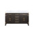 Lexora Laurel 60 inch W Brown Oak Double Sink Vanity Cabinet and Carrara Marble Top - LVL60DK100
