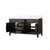 Lexora Laurel 60 inch W Brown Oak Double Sink Vanity Cabinet and Carrara Marble Top - LVL60DK100