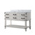 Lexora Norwalk 48 inch W White Oak Vanity Cabinet and Carrara Marble Top - LVN48SM100