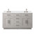 Lexora Abbey 60 inch W White Oak Double Sink Vanity Cabinet, Cultured Marble Top, and Faucet Set - LVA60DM301