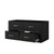 Lexora Castor 36 inch W Black Single Bath Wall Hung Vanity Cabinet - LVC36SL000