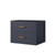 Lexora Castor 24 inch W x 18 in D Blue Single Bath Wall Hung Vanity Cabinet - LVC24SE000