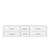 Lexora Castor 72 inch W White Double Sink Wall Hung Vanity Cabinet - LVC72DA000