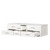 Lexora Castor 72 inch W White Double Sink Wall Hung Vanity Cabinet - LVC72DA000