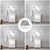 Lexora Lafarre 24 inch W x 20 in D White Bath Vanity Cabinet, White Quartz Top and Chrome Faucet Set - LVLF24SW201