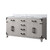 Lexora Laurel 60 inch W White Oak Double Sink Vanity Cabinet and Carrara Marble Top - LVL60DM100