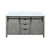 Lexora Marsyas 60 inch W Ash Grey Double Sink Vanity Cabinet and Cultured Marble Countertop - LVM60DH300