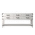 Lexora Norwalk 72 inch W White Oak Double Sink Vanity Cabinet - LVN72DM000