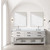 Lexora Norwalk 80 inch W White Oak Double Sink Vanity Cabinet and White Quartz Top - LVN80DM200