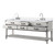 Lexora Norwalk 80 inch W White Oak Double Sink Vanity Cabinet, Cultured Marble Top, and Faucet Set - LVN80DM301