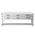 Lexora Norwalk 84 inch W White Oak Double Sink Vanity Cabinet and White Quartz Top - LVN84DM200