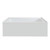 Lexora Provenza 60 in L x 30 inch W White Alcove Bathtub with Left Drain and Chrome Hardware - LBPV6030LC