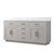 Lexora Abbey 72 inch W White Oak Double Sink Vanity Cabinet and Carrara Marble Top - LVA72DM100