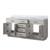 Lexora Abbey 72 inch W White Oak Double Sink Vanity Cabinet and Carrara Marble Top - LVA72DM100