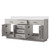 Lexora Abbey 72 inch W White Oak Double Sink Vanity Cabinet and White Quartz Top - LVA72DM200