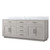 Lexora Abbey 80 inch W White Oak Double Sink Vanity Cabinet and Carrara Marble Top - LVA80DM100