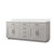 Lexora Abbey 80 inch W White Oak Double Sink Vanity Cabinet and White Quartz Top - LVA80DM200