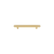 JVJ 63404 Plateau Collection Satin Brass Finish 96 mm Flat Oval Pull, Composition Solid Brass
