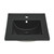 Swiss Madison SM-VT319MB 18" Ceramic Square Vanity Sink Top - Matte Black