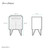 Swiss Madison SM-BV256EI-C Annecy 24 Mayhem Greige Bathroom Vanity - Cabinet Only