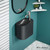 Swiss Madison SM-WS340B Terre 17.5" Right Side Faucet Wall-Mount Bathroom Sink - Black Swiss Madison SM-WS340B Terre 17.5" Right Side Faucet Wall-Mount Bathroom Sink - Black