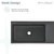 Swiss Madison SM-WS355MB Delice 24" Rectangle Wall-Mount Bathroom Sink - Matte Black