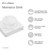 Swiss Madison SM-WSM600 Monaco 24" Floating Bathroom Shelf with Vessel Sink - White Marble Swiss Madison SM-WSM600 Monaco 24" Floating Bathroom Shelf with Vessel Sink - White Marble
