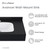 Swiss Madison SM-WS260BM Avancer 36'' Wall Mount Sink - Black Marquina