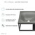 Swiss Madison SM-WSC112E Lisse 24" Rectangle Concrete Wall-Mount Bathroom Sink - Dark Grey