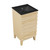 Swiss Madison SM-BV560MB Cascade 18" Natural Oak Bathroom Vanity With Black Ceramic Sink Top